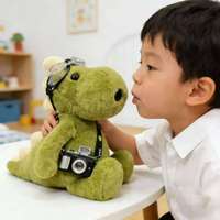 Peluche Dinosaure Interactif Intelligent à Souffler, Respectueux de la Vie Privée, Cadeau Compagnon Multilingue pour Adolescents et Adultes