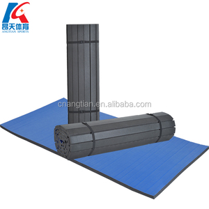 Высококачественные складные виниловые маты для дзюдо, тхэквондо и борьбы, гибкие напольные маты для тренировок - Product Image 6