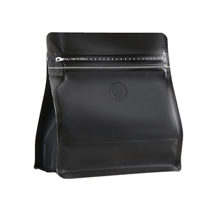 Sac à fond plat CFC 16 oz 500g Sac à café holographique avec fermeture éclair et valve - Product Image 6