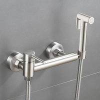 Mitigeur de douche de salle de bain avec douchette en laiton mitigeur portable bidet douche pulvérisateur ensemble