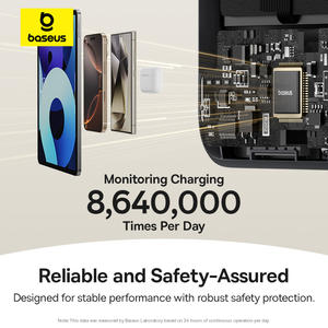 <span class=keywords><strong>Power</strong></span> Bank Magnetico <span class=keywords><strong>Ba</strong></span> se us Nomos Qi2 con Cavo USB-C Integrato, Caricabatterie Wireless Magnetico per Telefoni Cellulari - Product Image 6