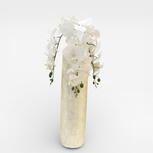 Jarrón de Mesa de Lujo con Incrustaciones de Madreperla, Portaflores Decorativo, Jarrón con Mosaico de Conchas para Diseño Interior Moderno - Product Image 2