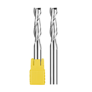 SLANK 4mm <span class=keywords><strong>CNC</strong></span> ahşap katı karbür ucu frezeleri 2 flüt End Mill Up-cut freze uçları 2 flüt Spiral freze kesicisi - Product Image 1