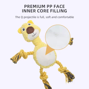 High Quality Plush Bite-Resistant <b>Pet</b> <b>Interactive</b> <b>Toy</b> New Design Squeaky Dog <b>Toy</b> in Animal Shape Chew Chew Fun <b>for</b> Dogs - Product Image 3