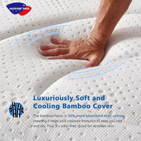 Vente directe d'usine, matelas simple en tissu sur mesure, doux et confortable, matelas double king size à ressorts ensachés