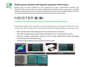 <span class=keywords><strong>M</strong></span>áquina de Inspección de Semiconductores 3D SPI <span class=keywords><strong>KOH</strong></span> YOUNG Meister S/S+ para la Fabricación de Semiconductores de Luz Mini/Micro-LED - Product Image 3