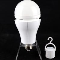 Ampoule d'Urgence LED 15W E27 B22 Alimentation CA/CC/Solaire 6500K Globe à Capteur en Plastique Certifiée RoHS pour Usage Résidentiel