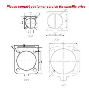 Van màng ngăn DN15 DN25 DN40 DN50, màng ngăn PTFE +EPDM, chịu axit kiềm, cao su, OEM, chịu nhiệt độ cao, van điện từ - Product Image 5
