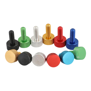 Đầy màu sắc hợp kim nhôm ngón tay cái máy tính vít vàng có khía đầu trang trí điều chỉnh bu lông cho PC trường hợp Mod DIY M3 M4 M5 M6 - Product Image 3