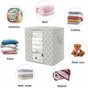 Wholesale Clothes Storage <b>Bags</b> 3-Pack Comforter Blanket Organizers 100L Large Capacity Containers with Visual Window - Product Image 6