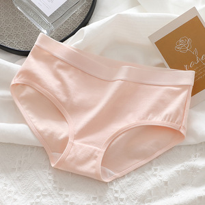 Đồ lót nữ hàng ngày chất lượng cao, thoải <span class=keywords><strong>m</strong></span>ái và thoáng khí - Đồ lót nữ <span class=keywords><strong>m</strong></span>àu trơn, lưng cao - Product Image 3