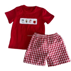 Vêtements pour bébé de haute qualité, barboteuse brodée de puces de poulet frites imprimées - Product Image 2