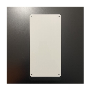 Panneau métallique de SUBLIMATION en aluminium, 200x300mm, blanc avec coin rond et quatre trous - Product Image 5