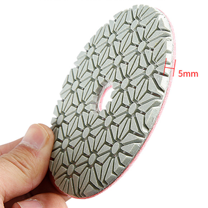 Dayanıklı 100mm <span class=keywords><strong>3</strong></span> adım ıslak mermer elmas parlatma pedi için porselen seramik fayans taş mermer elmas reçine parlatma pedleri - Product Image 4