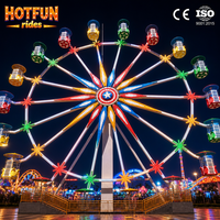 Grande Roue de Chine Durable à Vendre, 30m, pour Parc d'Attractions et Divertissement Commercial en Plein Air