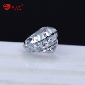 Grosir potongan lemak hati batu zirkon sintetis 5*6mm-9*11mm kualitas tinggi warna putih G warna putih 5A + 4K zirkonia es hancur - Product Image 6