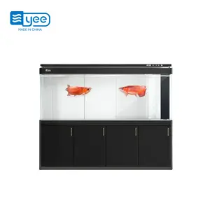 Acuarios Large Glass Fish Tank Led Light Ornamental Fish Wet And Dry Separation Filter Aquarium