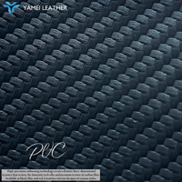 Kohlefaser-Prägetextur PVC-Leder 1,0mm Dick Wasserdichter Motorrad-Auto-Yacht-Sitzbezug Auto Marine Sofa Polsterung