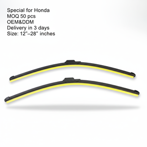 Escobilla Limpiaparabrisas de Caucho Natural YIKE para Accord <span class=keywords><strong>Jazz</strong></span> HR-V, Estructura sin Hueso, Instalación sin Herramientas, Larga Duración - Product Image 1