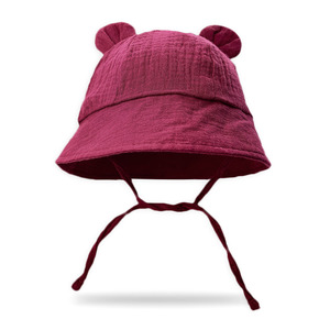 2025 estate cappello da sole stile moda per bambini nuovo cappello da bambino con orecchie piccole Design con più opzioni di colore all'ingrosso - Product Image 6