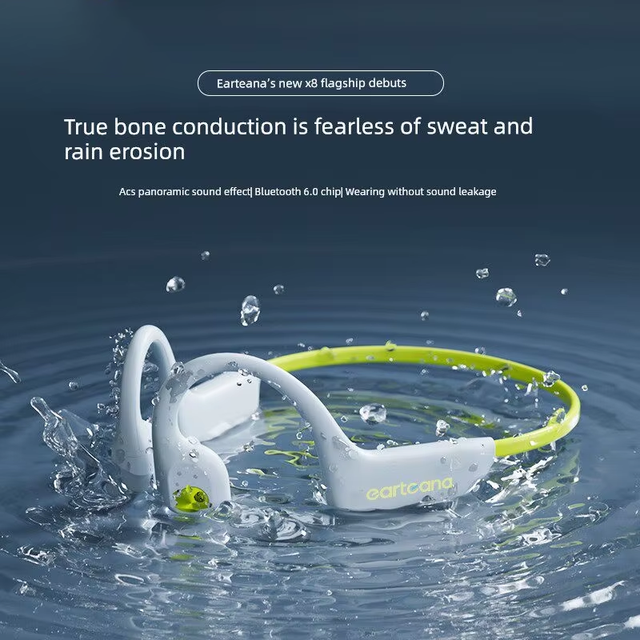 2026  New Wireless True Bone Conduction  6.0 Headphones with Under 3 Hours Playtime for Running and Cycling Earphone Neckband