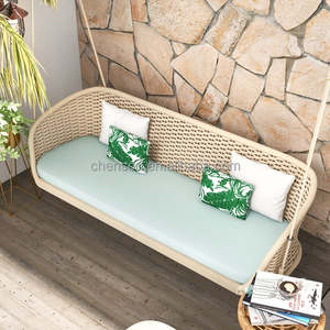 Muebles de jardín, columpio para exteriores, silla tejida, cuerda tejida, sofá colgante, silla colgante, columpios para Patio, columpio para exteriores - Product Image 3