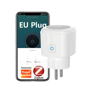 Prise intelligente Zigbee EU 16A ZB-EU-16A avec moniteur de puissance, contrôle vocal et programmation, compatible avec Alexa, Google Home et Alice. - Product Image 1