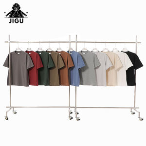 Vente en gros de <span class=keywords><strong>t</strong></span>-shirts blancs basiques pour hommes, tricots en coton épais personnalisés, style décontracté imprimé, vente en gros <span class=keywords><strong>pas</strong></span> <span class=keywords><strong>cher</strong></span> - Product Image 1
