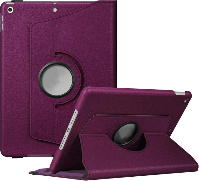 With Pencil Holder Auto Wake Sleep 360 Degree Rotating Stand Cover case for iPad 7th 8th 9th 10th Generation case 10.2 Inch case