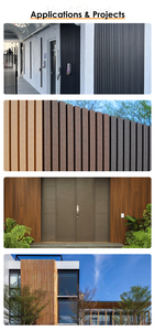 Revestimiento de Pared WPC Coextruido con ASA, Resistente al Fuego, Clasificación B1, Mexytech, con Orificios Preperforados para Paredes de Seguridad en Edificios Comerciales - Product Image 3