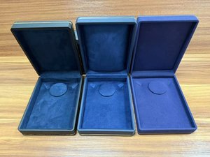 Wholesale Flip Lid PU Leather Necklace <b>Box</b> Velvet Lined Single Pendant Jewelry Gift Packaging <b>Box</b> Custom Logo Multiple Colors - Product Image 1