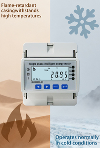 Bestseller PC und Mobilgerät Multifunktionszähler Einphasiger 4P-Schienenmontage-Energieverbrauchsmesser für Smart Home - Product Image 5