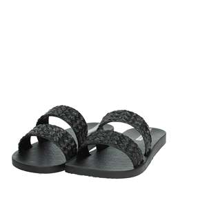 Sandales plates Ipanema pour femmes, noires, à lanières tressées - Product Image 6