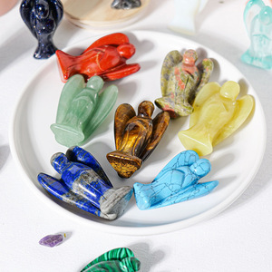 2 pulgadas me abletop ecor emi-precioso tono rystro rafts, cristal cristalino, ngel - Product Image 3