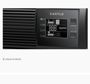 UPS de Alta Estabilidad de 6-10kVA para Montaje en Rack, Sistema de Respaldo de Energía Santak Online para Infraestructura Informática - Product Image 4