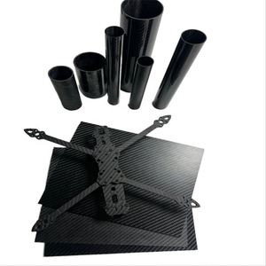 100% Pure Carbon Panel 3K High Hardness Carbon Fiber Sheet Carbon Fiber Tube for Drone SYi-UV Model Material 1mm-10mm Thickness - Product Image 3