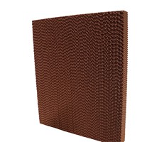 Nouveau coussin de refroidissement évaporatif haute performance - Équipement agricole sans électricité à faible teneur en carbone en papier kraft alvéolé pour élevages