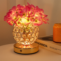 Lampe de Chevet LED Hydrangea en Pot, Veilleuse Tactile, Lampe de Table de Luxe, Lumière d'Ambiance Décorative, Offre Spéciale Décoration Maison