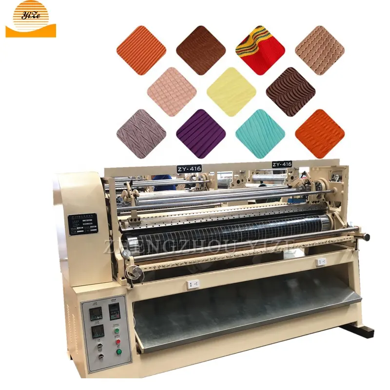 industrial comb fabric cloth curtain dress pleating machine pleat making machine