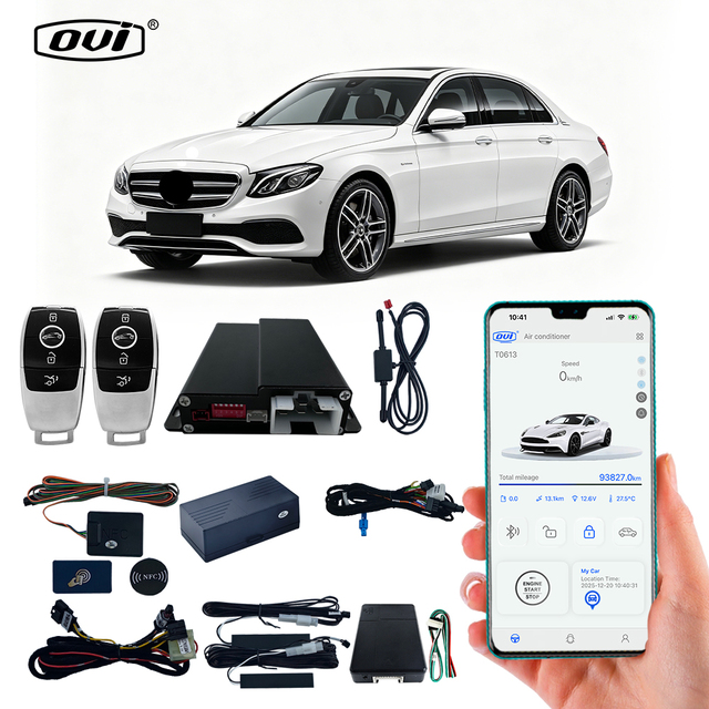 OVI 8900 for Mercedes Benz W205 Phone App Control GPS/GSM Keyless Start System Remote Starter Kit Passive Keyless Entry