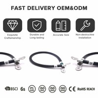 كابل توصيل محرك وبطارية السيارات الكهربائية ثنائي النواة 50 أمبير مع سلك نحاسي 8AWG PBT لتطبيقات النظام عالي الجهد
