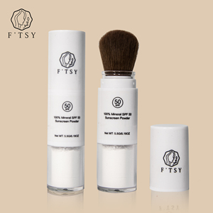 Marque privée Minéral coréen naturel végétalien à large spectre résistant à l'eau UVA UVB Blanchiment Beauté Visage <span class=keywords><strong>SPF</strong></span> <span class=keywords><strong>50</strong></span> <span class=keywords><strong>Poudre</strong></span> de protection solaire - Product Image 1