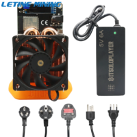 Bitaxe Gamma 601 Max 1.9Th/s 30W Édition Refroidissement Cuivre Pur BM1370 Minage Solo SHA-256 Bitcoin Asic Lottery Miner