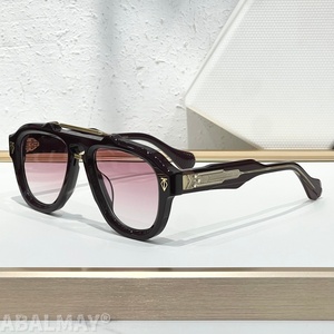 T-HE DINO 53-20 Lunettes de soleil de haute qualité pour hommes et femmes, lunettes de soleil de créateur, style punk classique, luxe, acétate, titane, UV400, avec boîte - Product Image 3