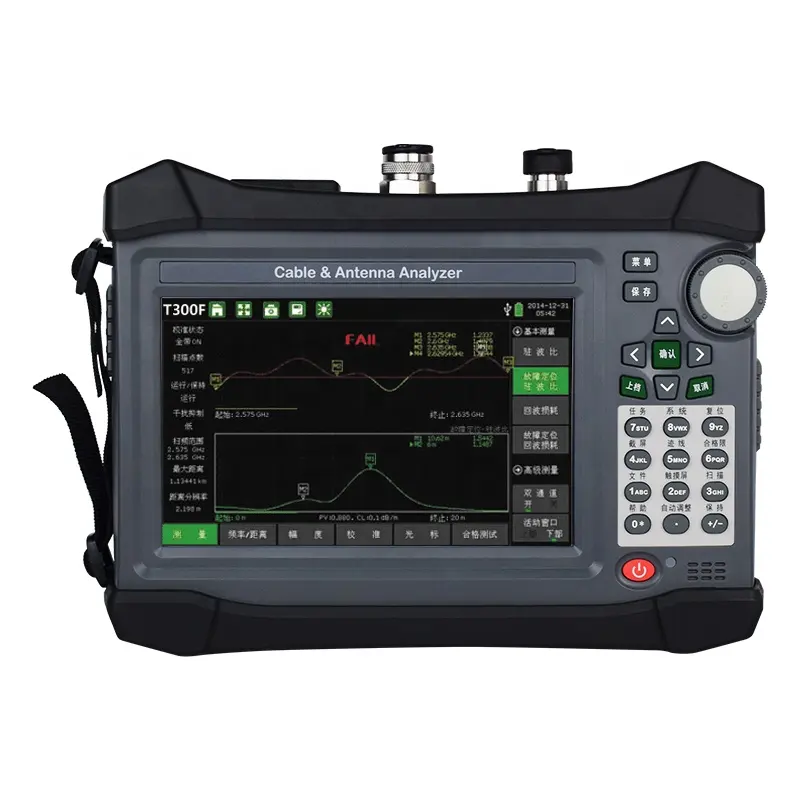 Tfn t300f 300KHz-3GHz Vector Mạng Analyzer VSWR ăng ten trung chuyển Tester