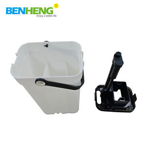 Mopa Plana de Goma de Doble Cara con Sistema de Rebote Rápido y Cubo con 3 Compartimentos para Separación de Agua Limpia y Sucia, la Más Vendida - Product Image 4