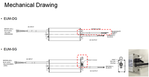 EUM 240Watt 240W 250W Đèn LED Điều Khiển Kích Thước Nhỏ Gọn Nhôm Điều Khiển Cung Cấp Điện IP 67 Inventronics - Product Image 4