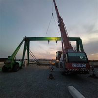 Grue portique monopoutre de 12,5 tonnes, classe A3, robuste, pour chantier de préfabrication