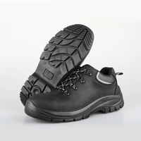 Chaussures de sécurité industrielles S3 en cuir de vache à embout en acier pour hommes