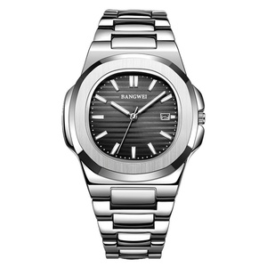 Montre pour homme avec logo personnalisé OEM ODM, montre à quartz, étanche, avec lumière nocturne, montre rétro carrée de haute qualité pour homme - Product Image 3